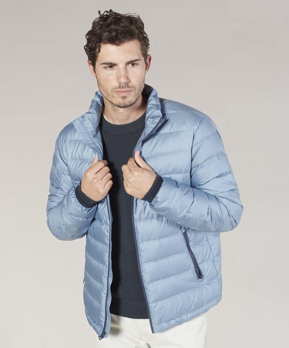 Outerknown puffer jacket light blue - Van der Veer