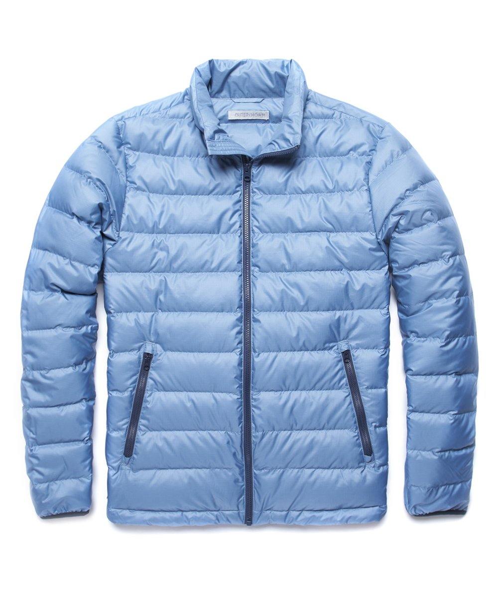 Outerknown puffer jacket light blue - Van der Veer