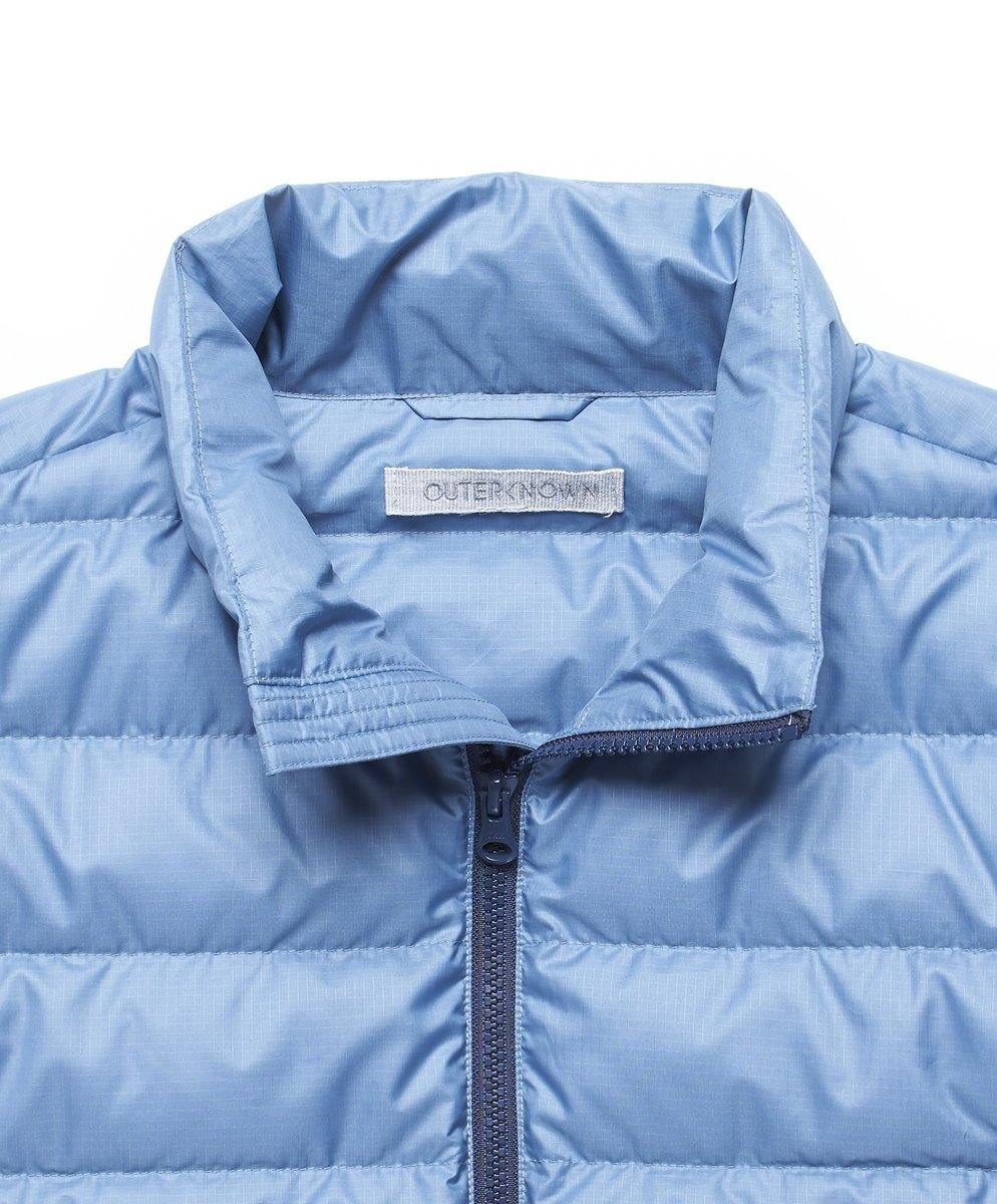 Outerknown puffer jacket light blue - Van der Veer